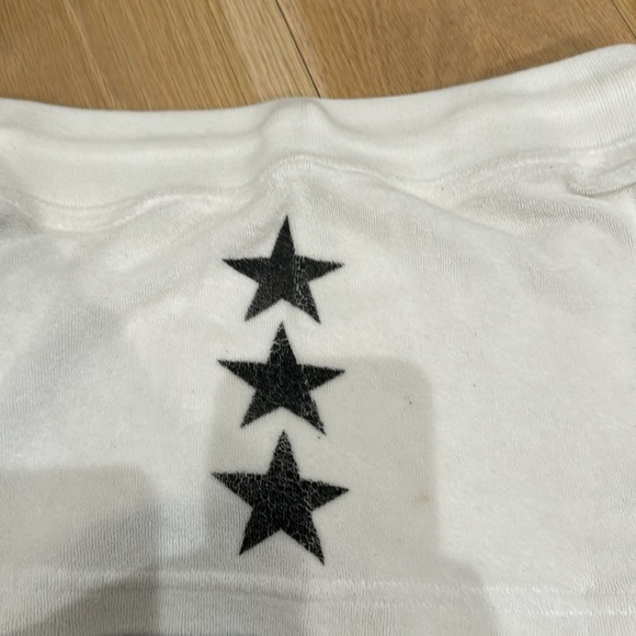 Hard tail size M white short with black stars on the side - Picture 4 of 4